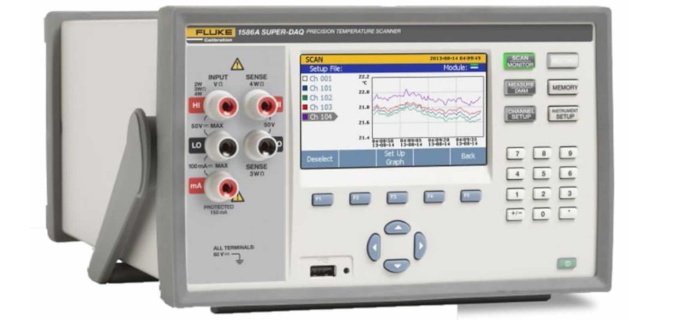 SMI Instrumenst Product FLUKE CALIBRATION - 1586A Super-DAQ Precision Temperature Scanner